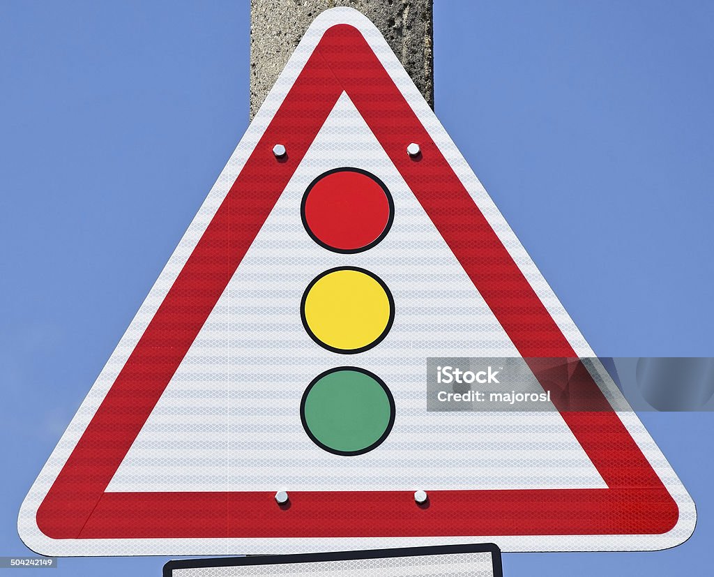 Panneau de signalisation de la route - Photo de Bleu libre de droits