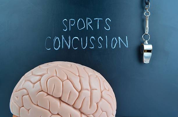 Sports Concussion Brain Injury concussion photos stock pictures, royalty-free photos & images