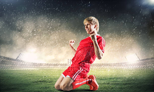 istock Football goal 504243747