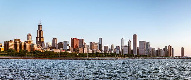 istock Panorama of Chicago Skyline 504244980