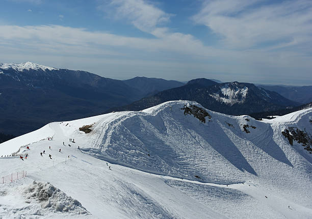 istock Snow mountain, ski, winter landscape, Sochi, Russia 504247300