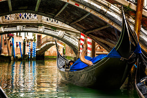 Gondola in a Venice canal