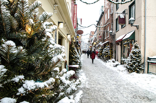 istock People on the Petit Champlain street in Quebec city 504250026