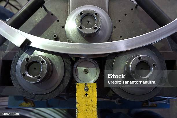 Bending Machine Stock Photo - Download Image Now - Bending, Pipe - Tube, Metal