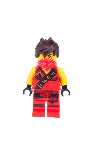 kai smith ninjago lego minifigure - toy lego editorial ninja imagens e fotografias de stock