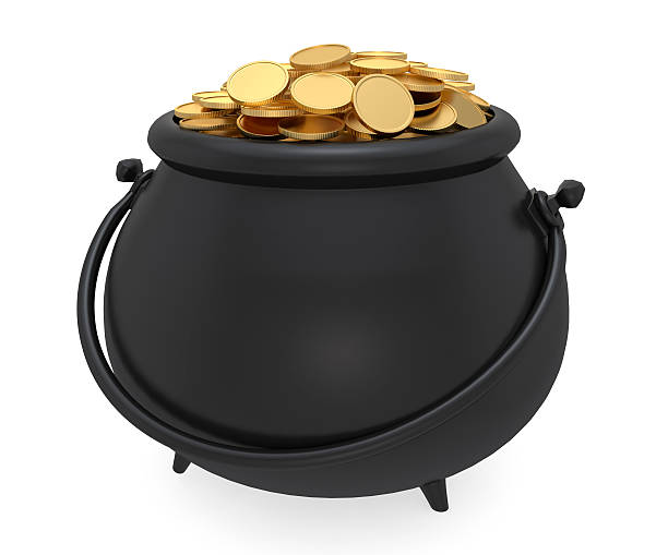 istock Pot of gold 504255510