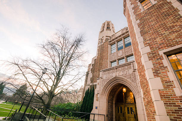 istock Educational building on University of Washington campus in Seattle, WA 504256154