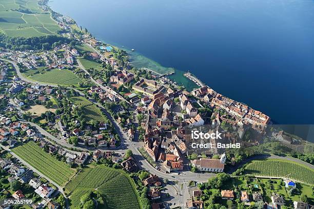 Luftbild Von Meersburg Stockfoto und mehr Bilder von Bodensee - Bodensee, Luftaufnahme, Bauwerk