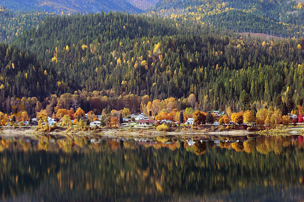 Automne Lac Reflection - Photo