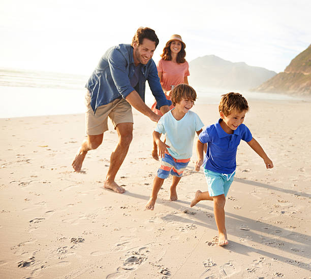 Happy summer days on the beach