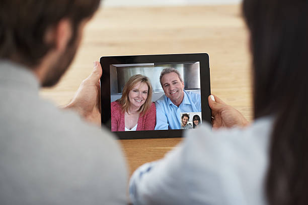 istock Catching up with the parents online 504273358