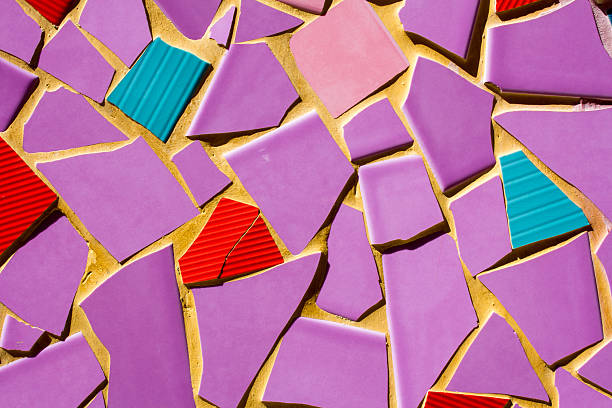 istock The walls are purple background 504275374