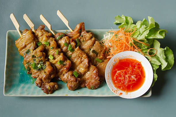 istock Thai food grill chicken 504277060