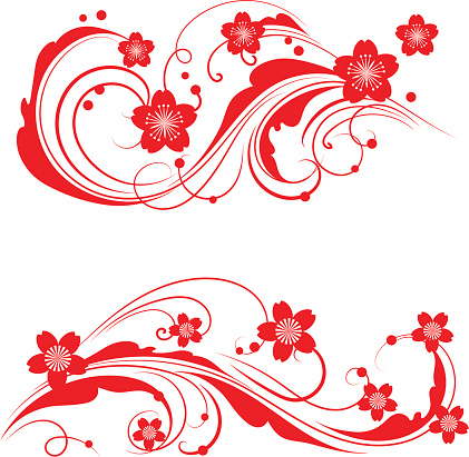 plum blossom ornament 