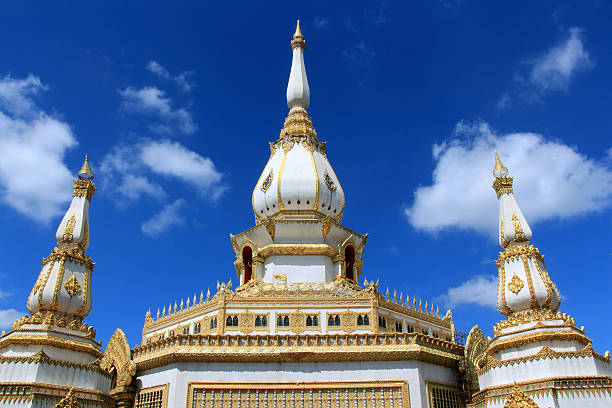 istock White pagoda in Thailand. 504278636