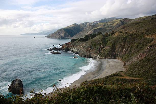 美しい海岸線のビッグ sur カリフォルニア州、アメリカ） - point reyes national seashore northern california beach california ストックフォトと画像