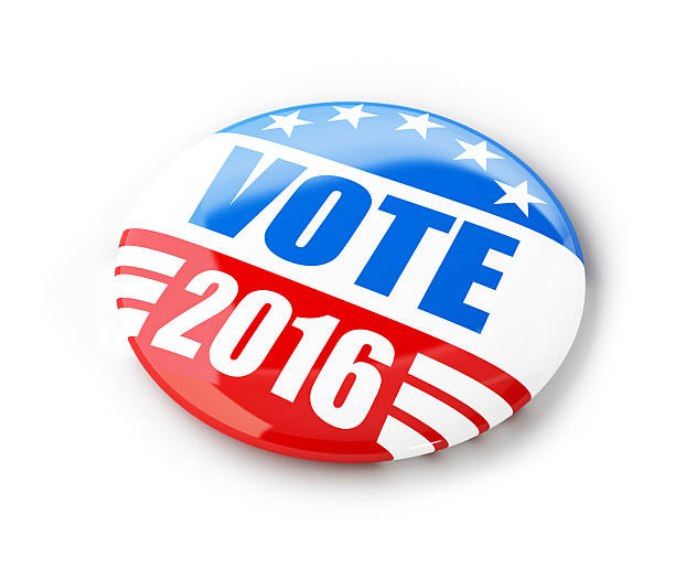 istock Vote election campaign badge button for 2016 504283950