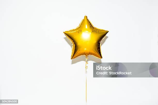 Star Shape Balloon Stockfoto en meer beelden van Ballon - Ballon, Stervorm, Witte achtergrond