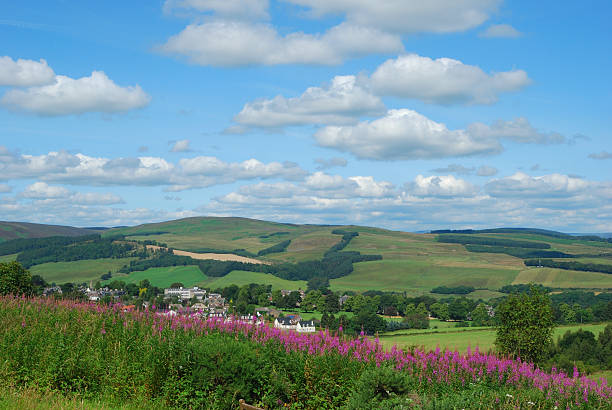 Selkirk and surrounding countryside