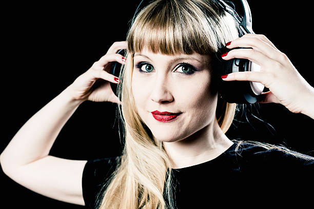 istock Listening music with Headphones 504287139