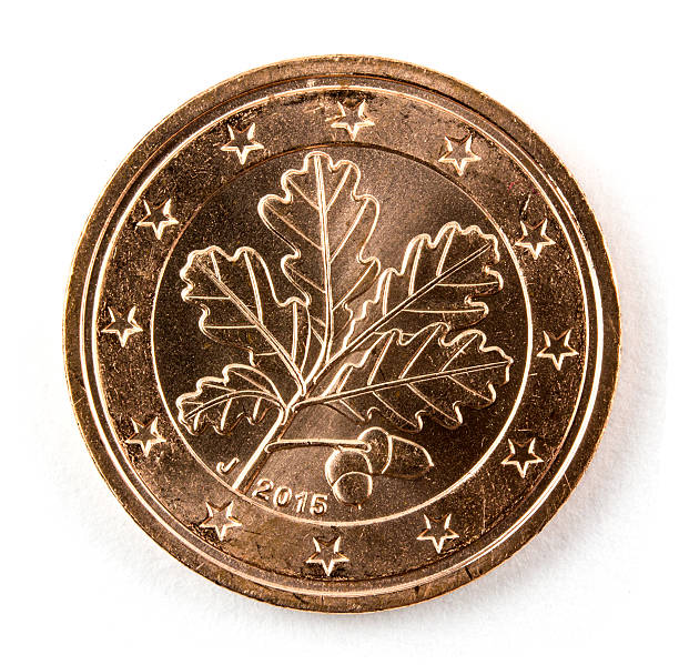 istock Two Euro cents coin isolated!! 504287714