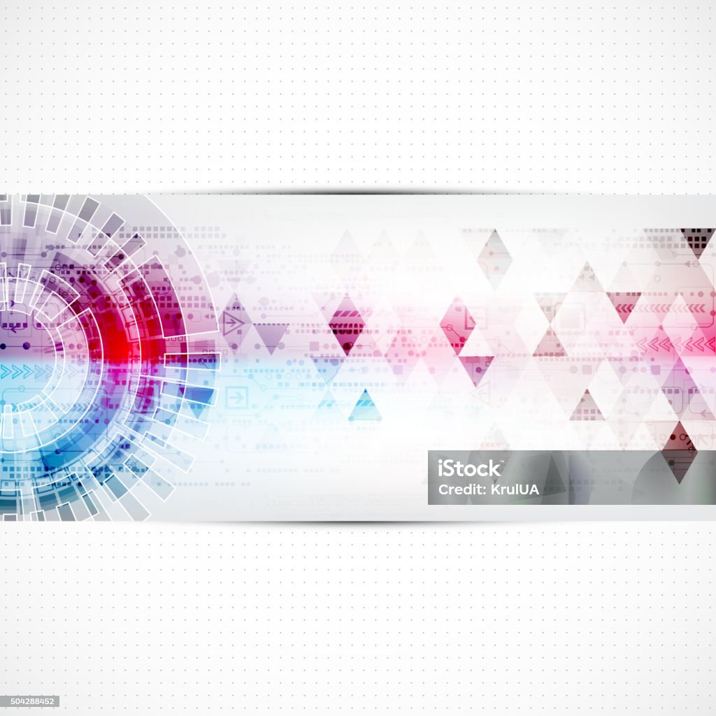 Digital Technology Abstract Abstract Digital Technology Background Stock Illustration - Download ...
