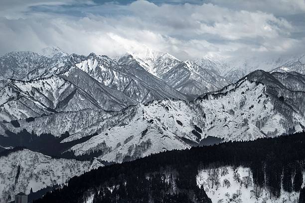 istock Beautiful view of the snowy mountains 504289367