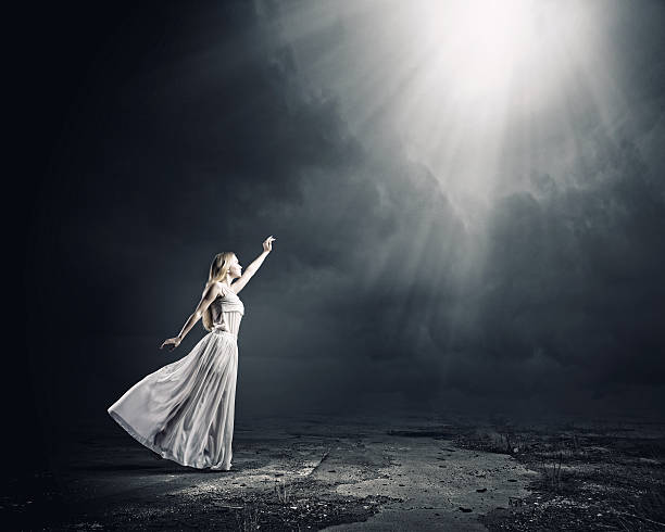 istock Woman in white 504291869