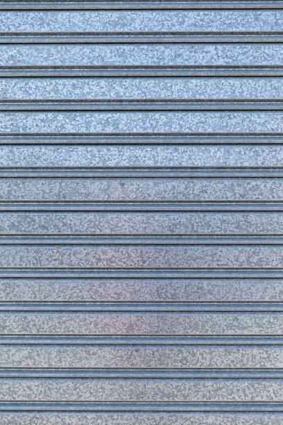istock Close-up of metallic wall 504301856
