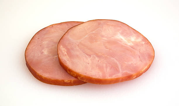 istock Slices of ham on a cutting board 504303252