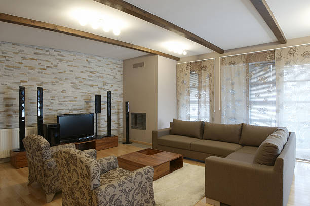 istock Interior of a luxury living room 504303438