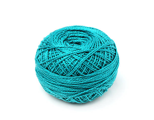 istock Ball of yarn turquoise. 504307006