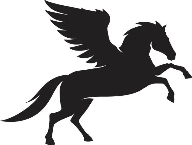 Vector illustration of Horse silhouette