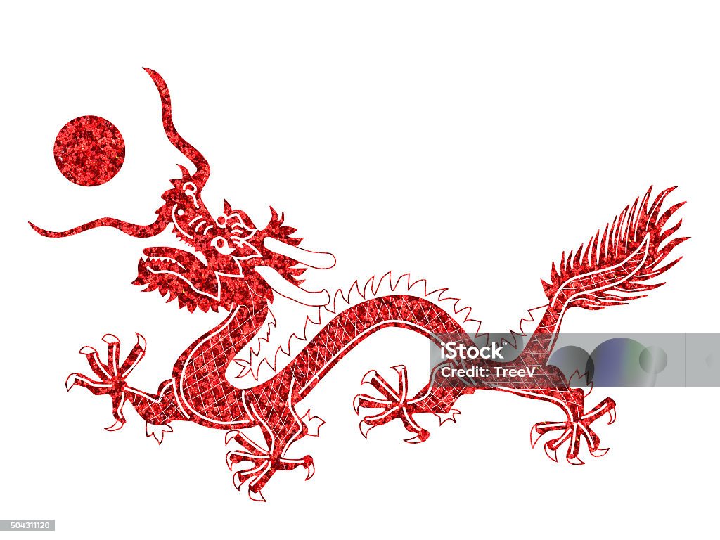 Rồng Đỏ Trung Quốc Trên Nền Đen Hình ảnh Sẵn có - Tải xuống Hình ...