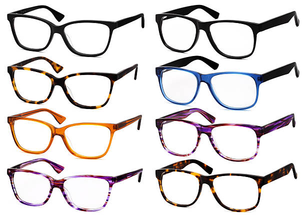 istock glasses isolated on white background, in various colors 504311468