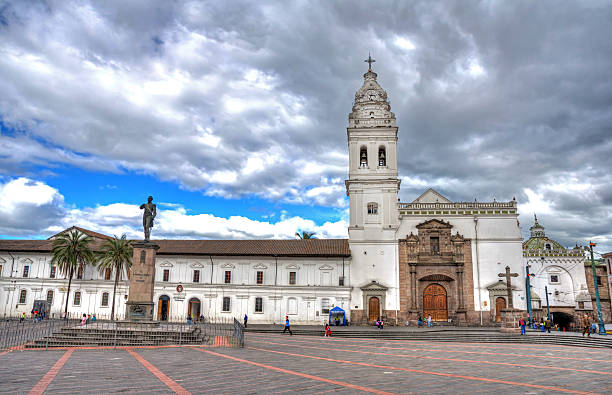 Santo Domingo church in downtown Quito, Ecuador, daytime