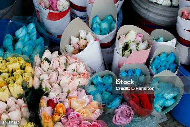 Flower Roses For Sale Stock Photo - Download Image Now - 2011, Abundance, Asia