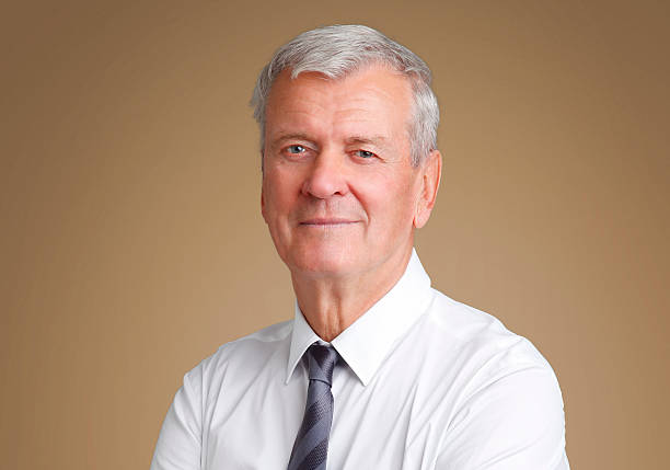 istock Senior businessman portrait 504314780
