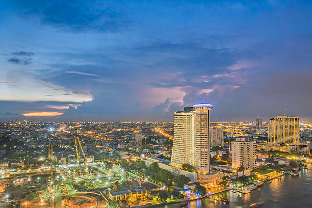 istock Modern city view of Bangkok 504314924