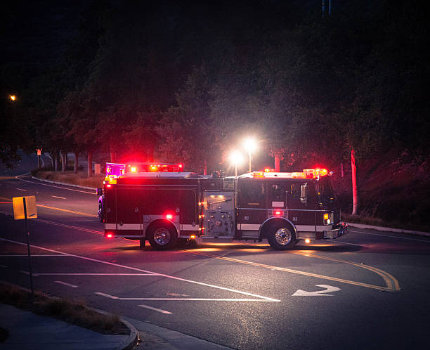 istock Fire Truck with Paramedic 504315261