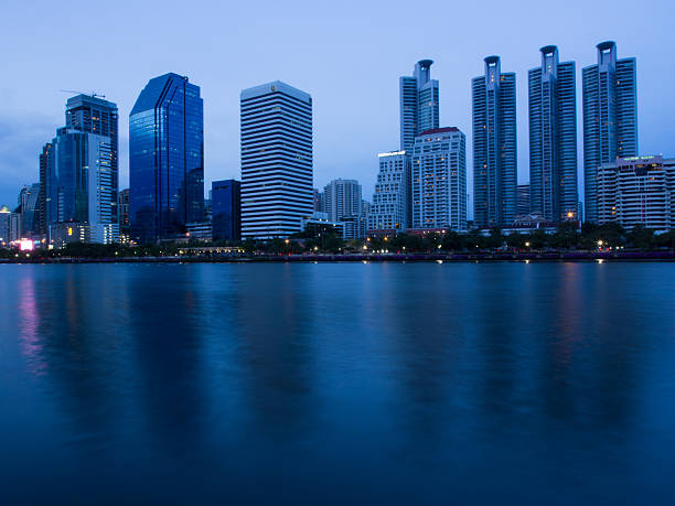 istock Twilight Of Bangkok City Downtown 504316372