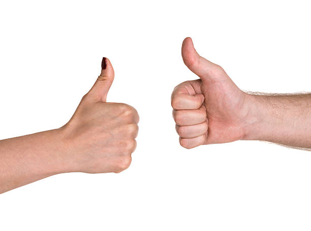 istock Businesspeople's hand showing thumb up sign 504316677