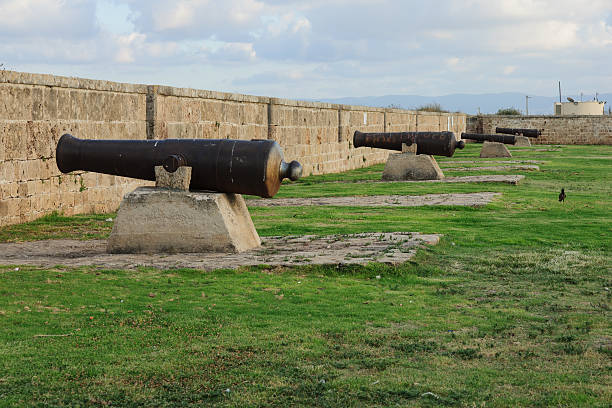 istock Old Guns on Acre Walls 504317283