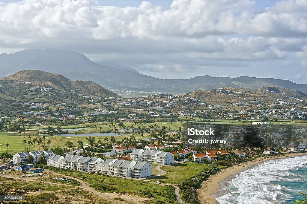 Vulkan Resorts - Lizenzfrei Insel St. Kitts Stock-Foto