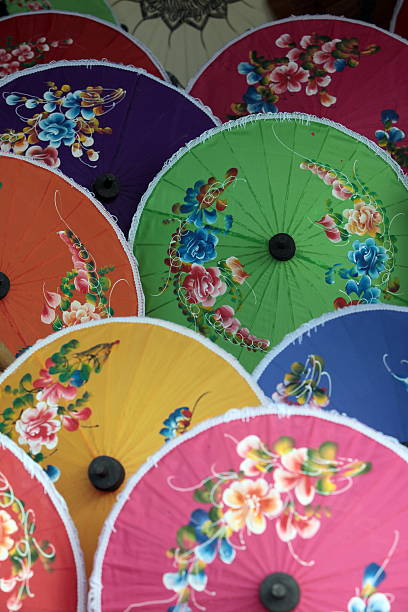istock THAILAND CHIANG MAI UNBRELLA 504318333