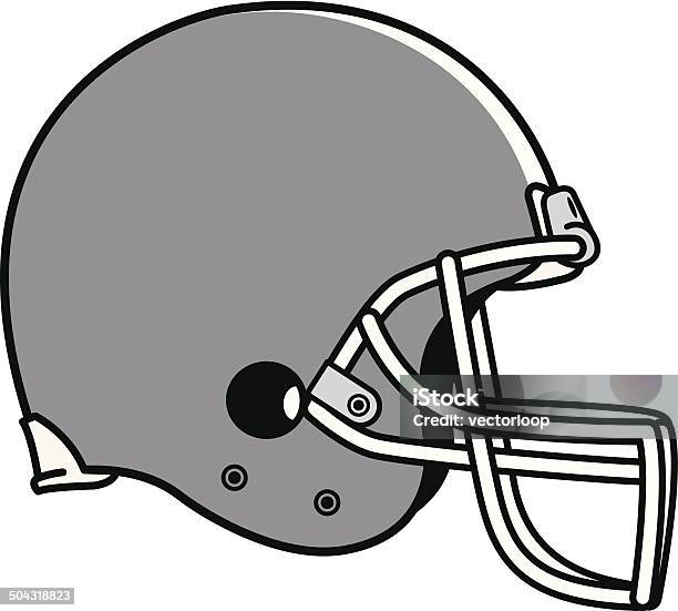 Football Helmet Stock Illustration - Download Image Now - Football Helmet, Vector, American Football - Ball