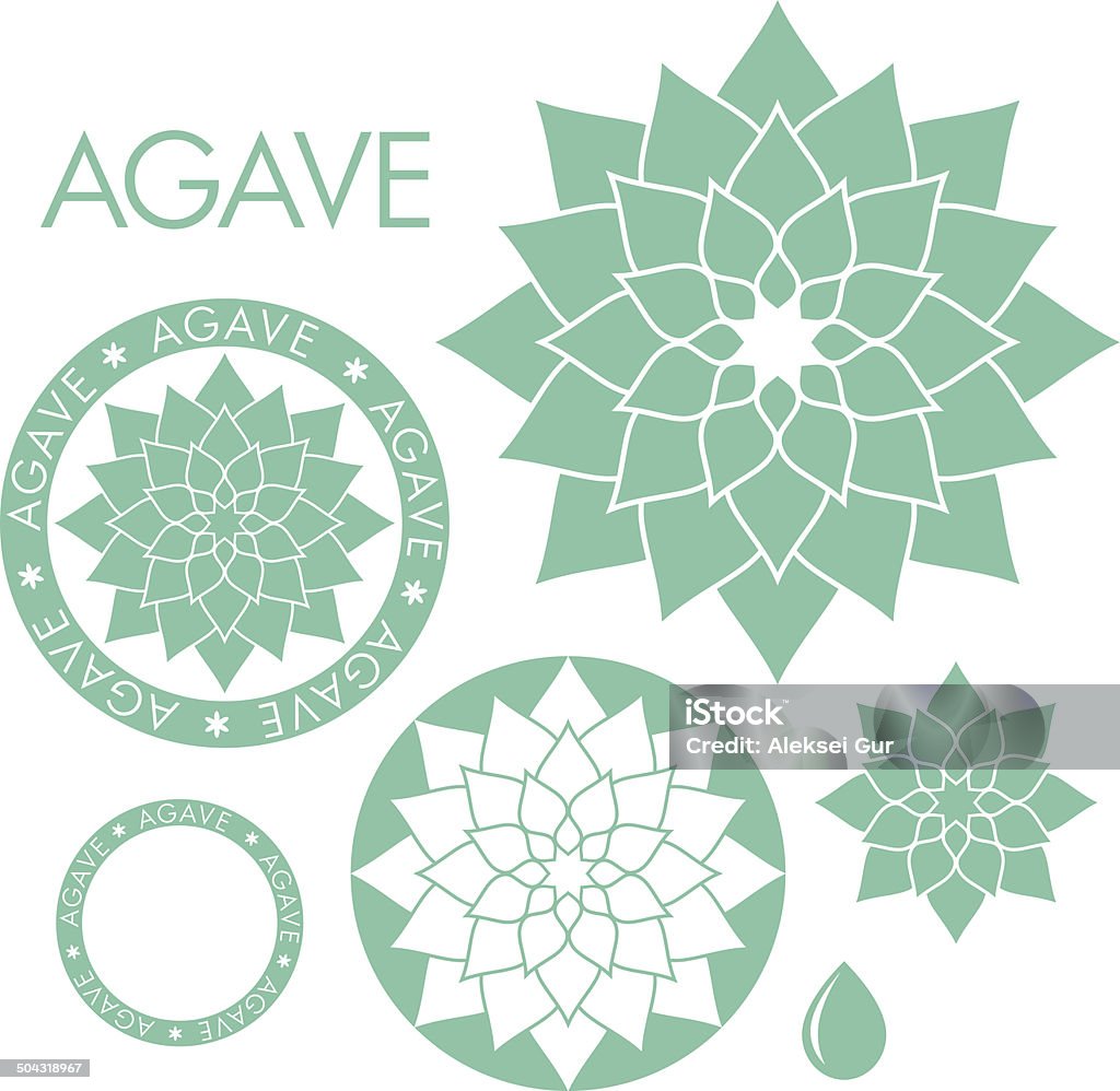 L'Agave - clipart vectoriel de Agave libre de droits
