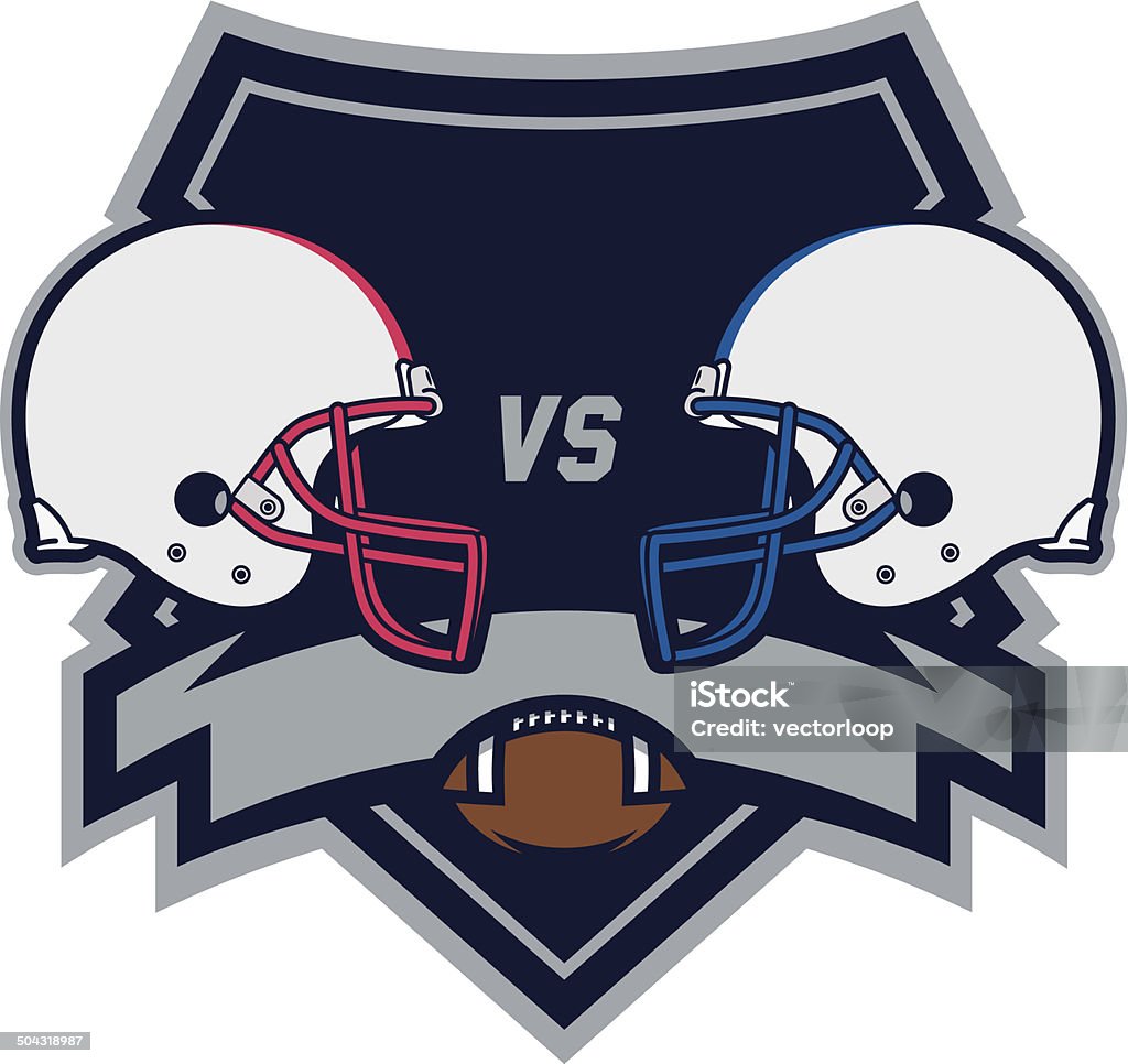 Football Championship Logo This logo is a great look for the 'big game'. Customize this logo for your next football game with your own colors, text and logos. Football Helmet stock vector