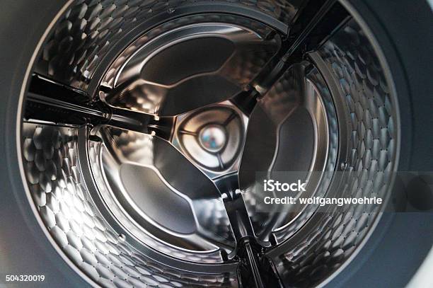 Washing Drum Of A Washing Machine Stock Photo - Download Image Now - Utility Room, Washing Machine, Abstract