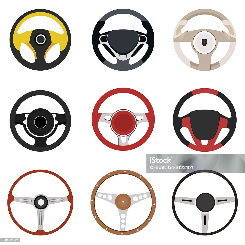 Vehicle steering wheel vector Steering Wheel stock vector